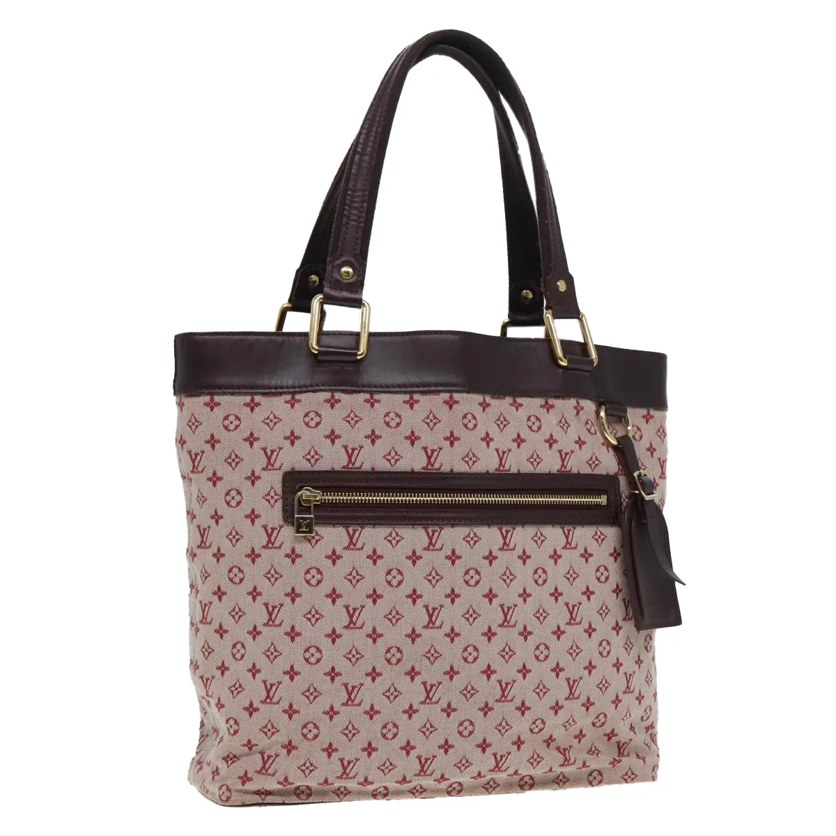 Trendy Inspired Louis Vuitton Monogram Mini Lucille Gm Tote Bag Red M92677 Lv Auth Ep5593