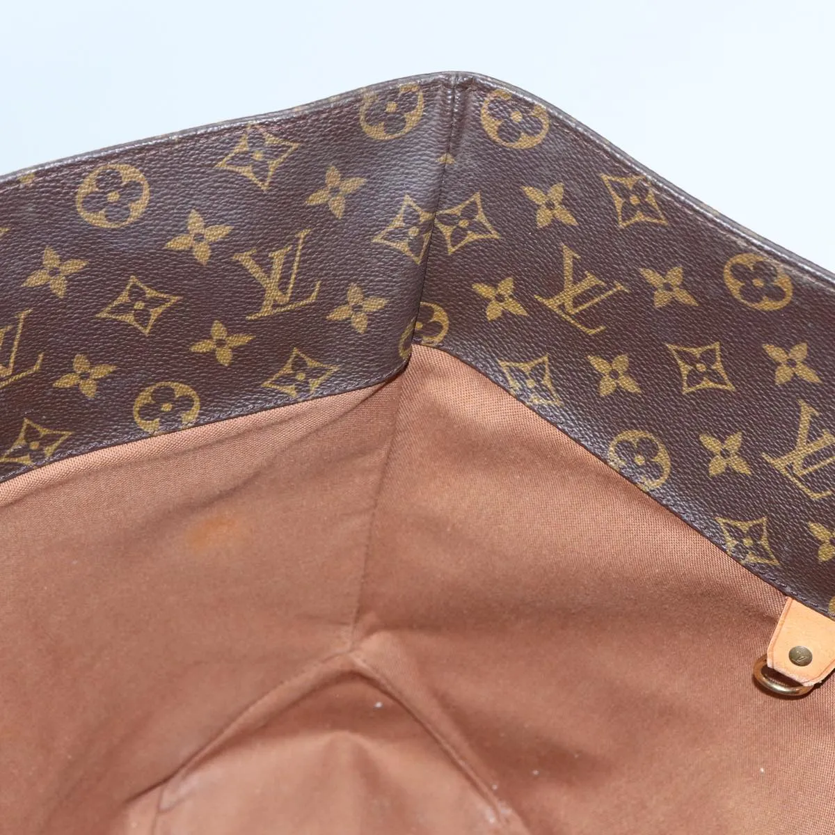 Trendy Inspired Louis Vuitton Monogram Sac Shopping Tote Bag M51108 Lv Auth 87984