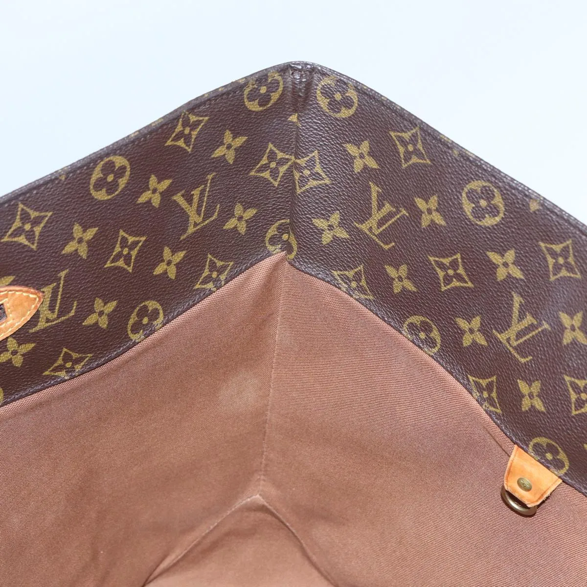 Trendy Inspired Louis Vuitton Monogram Sac Shopping Tote Bag M51108 Lv Auth 87985