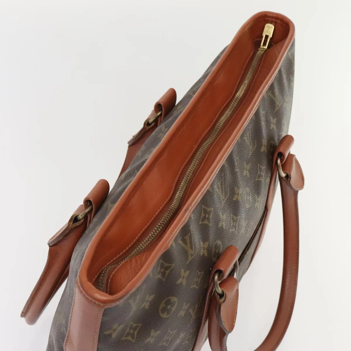 Trendy Inspired Louis Vuitton Monogram Sac Weekend Pm Tote Bag M42425 Lv Auth Ep5556