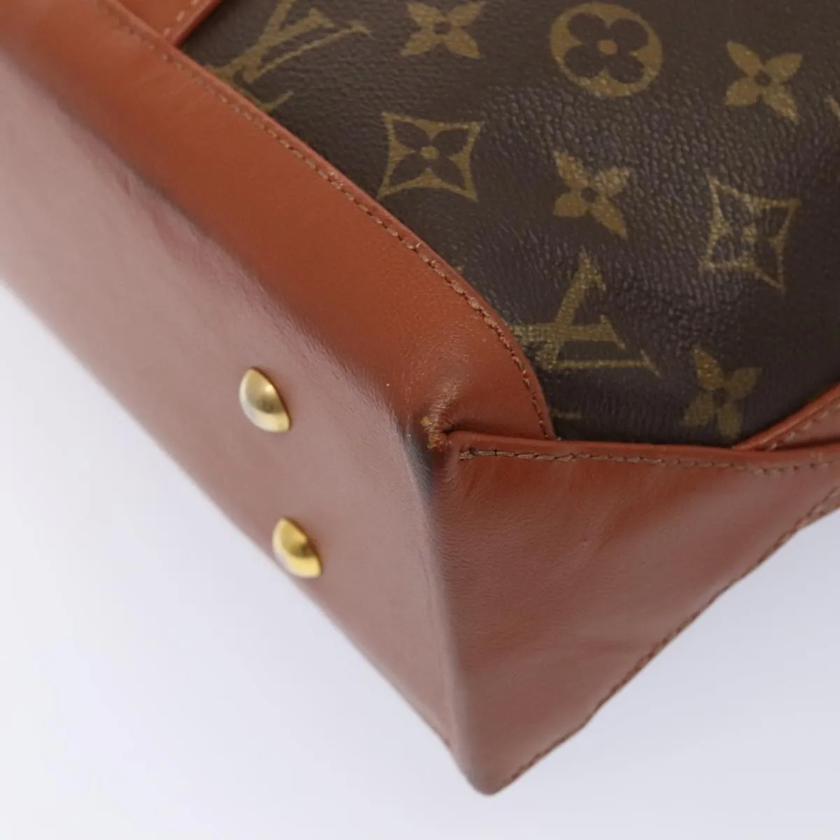 Trendy Inspired Louis Vuitton Monogram Sac Weekend Pm Tote Bag M42425 Lv Auth Ep5556