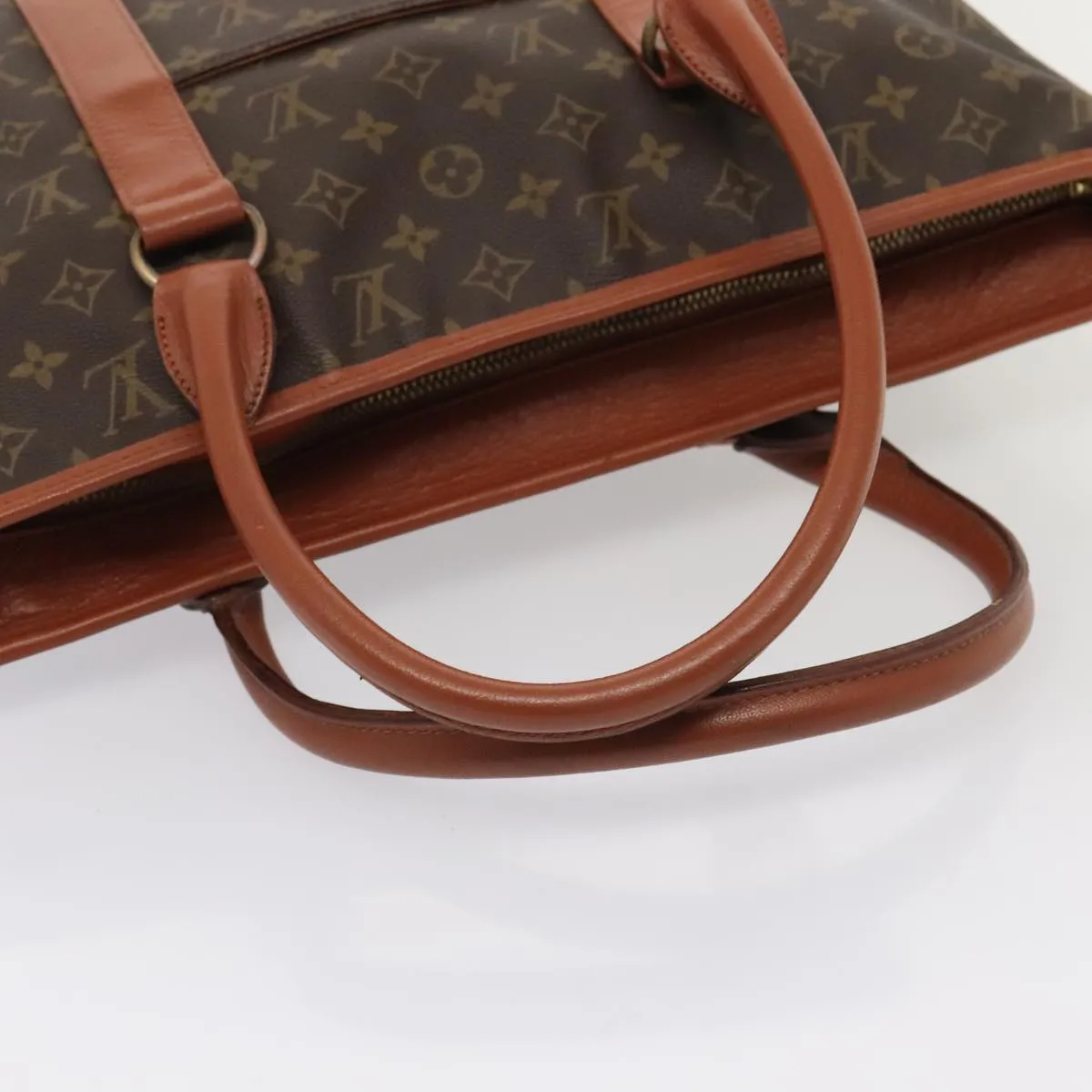 Trendy Inspired Louis Vuitton Monogram Sac Weekend Pm Tote Bag M42425 Lv Auth Ep5556