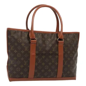 Trendy Inspired Louis Vuitton Monogram Sac Weekend Pm Tote Bag M42425 Lv Auth Ep5556