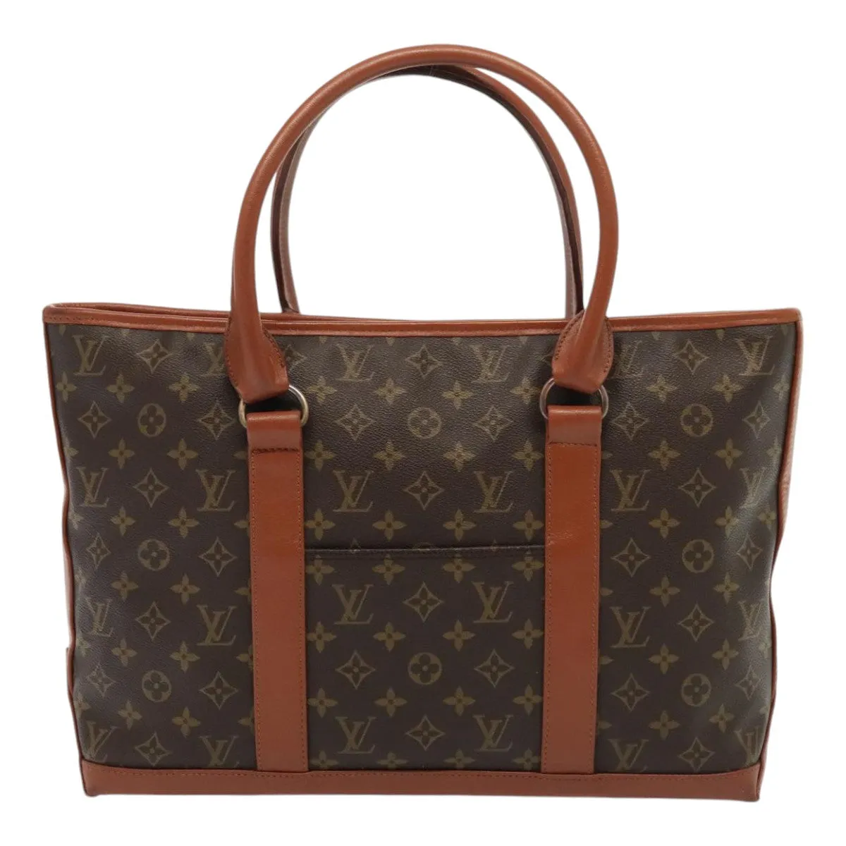 Trendy Inspired Louis Vuitton Monogram Sac Weekend Pm Tote Bag M42425 Lv Auth Ep5556