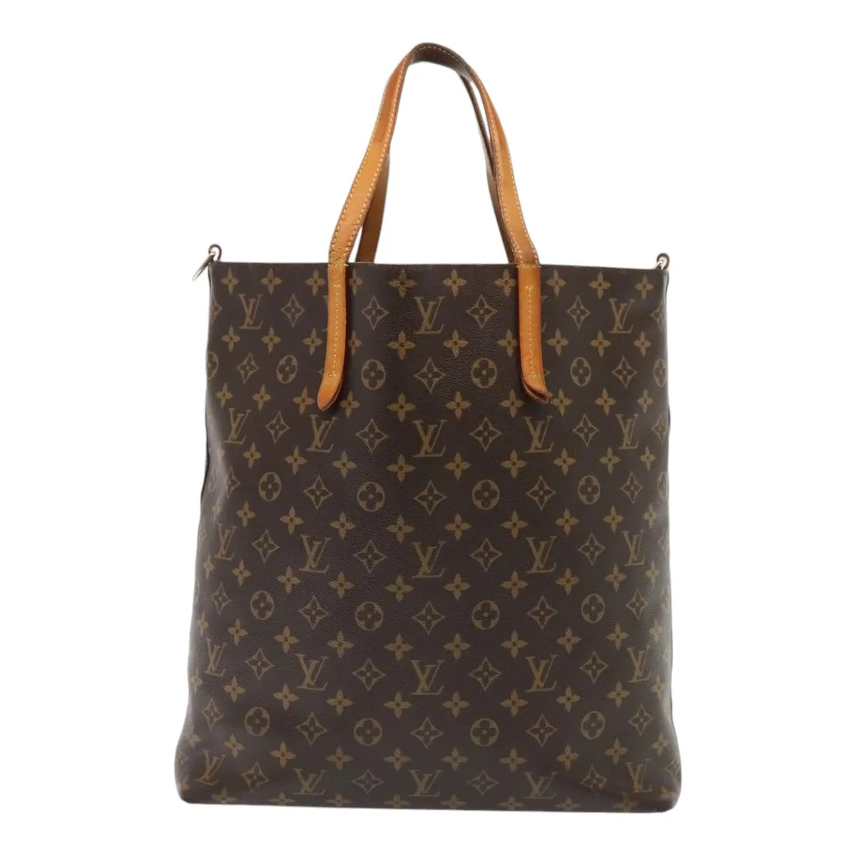 Trendy Inspired Louis Vuitton Monogram V Lline Cabas Ns Tote Bag 2way M50147 Lv Auth 85677