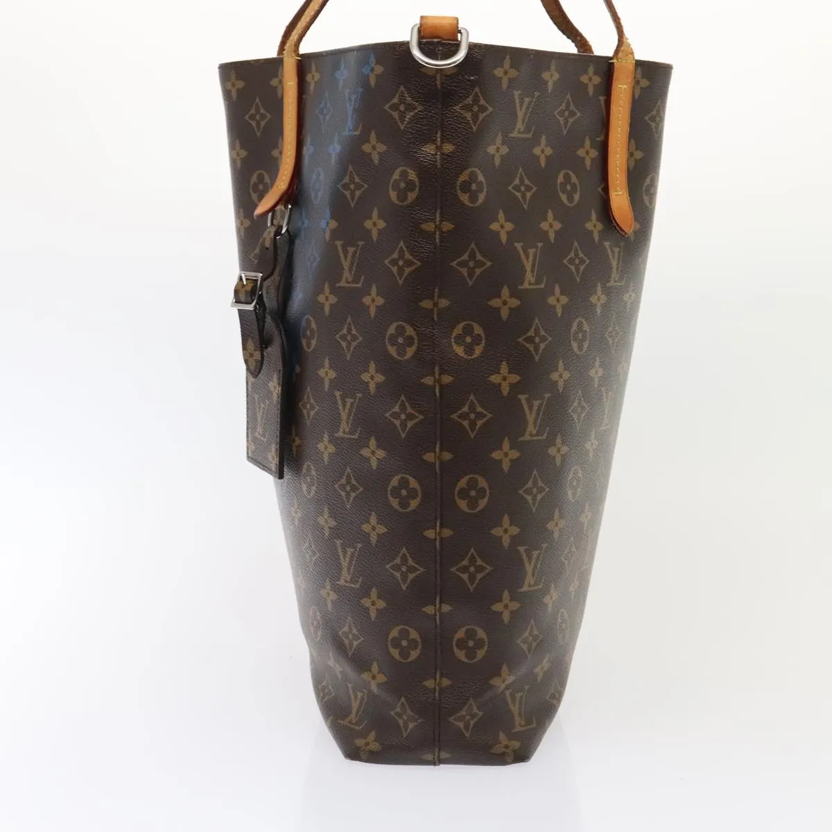 Trendy Inspired Louis Vuitton Monogram V Lline Cabas Ns Tote Bag 2way M50147 Lv Auth 85677