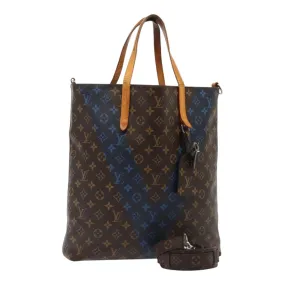 Trendy Inspired Louis Vuitton Monogram V Lline Cabas Ns Tote Bag 2way M50147 Lv Auth 85677