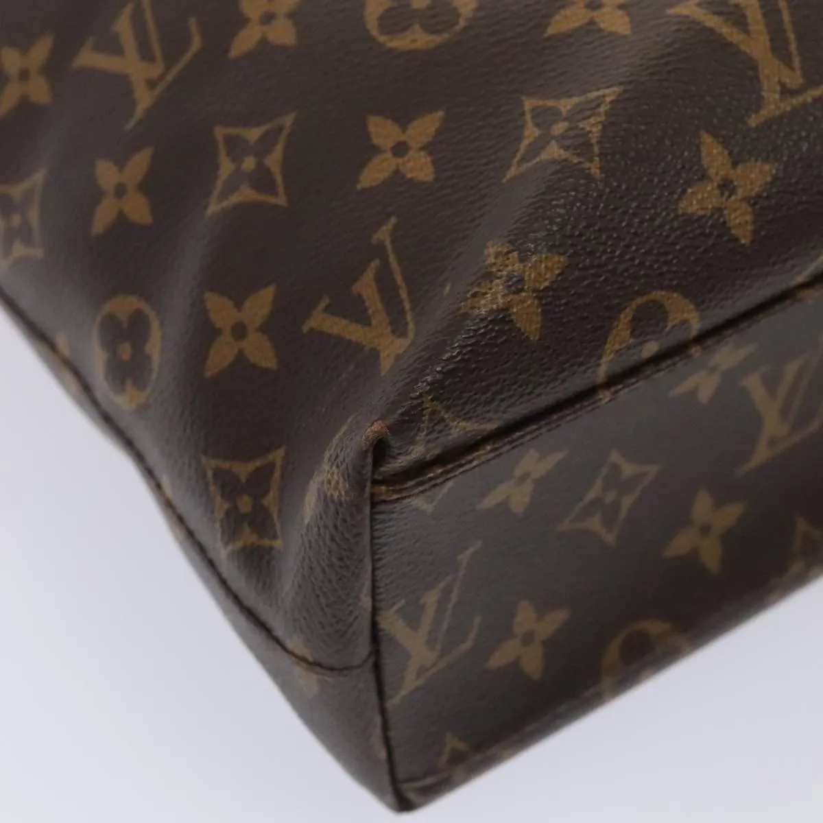 Trendy Inspired Louis Vuitton Monogram V Lline Cabas Ns Tote Bag 2way M50147 Lv Auth 85677