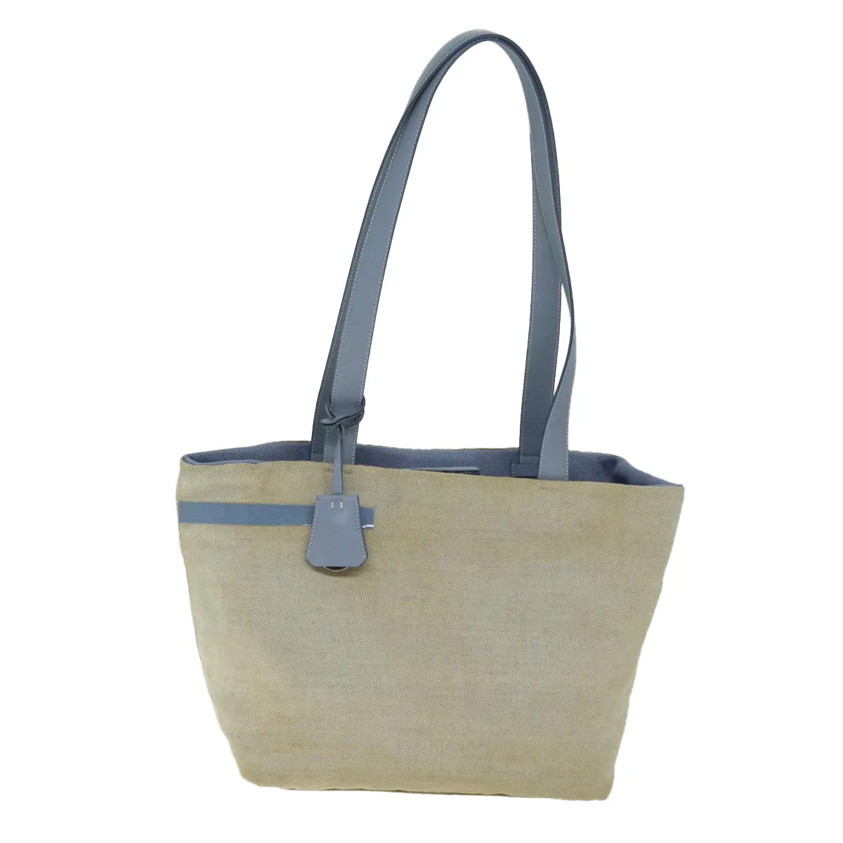 Trendy Inspired Prada Sports Tote Bag Canvas Beige Auth Bs14541