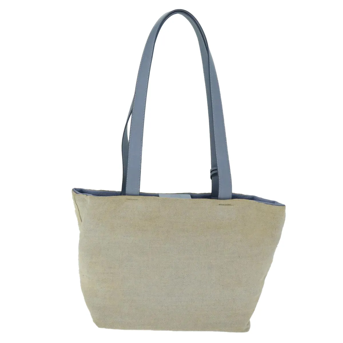 Trendy Inspired Prada Sports Tote Bag Canvas Beige Auth Bs14541