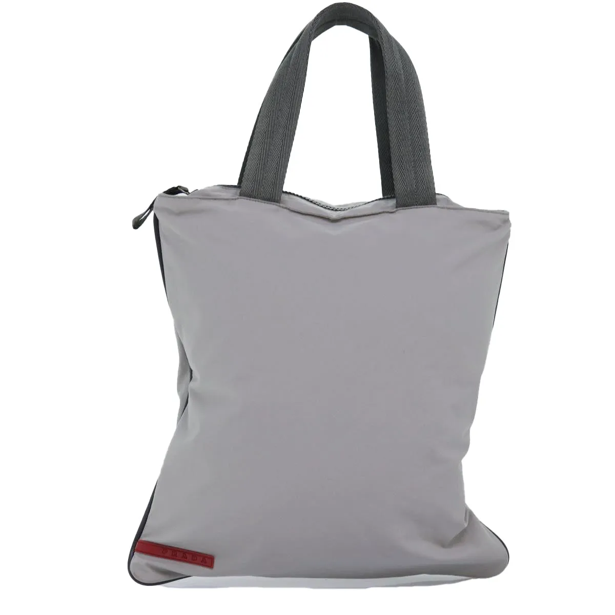 Trendy Inspired Prada Sports Tote Bag Nylon Gray Auth Ep4219