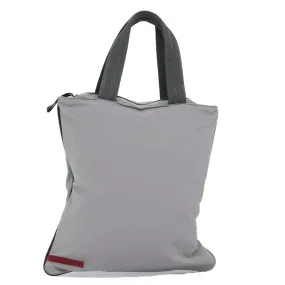 Trendy Inspired Prada Sports Tote Bag Nylon Gray Auth Ep4219