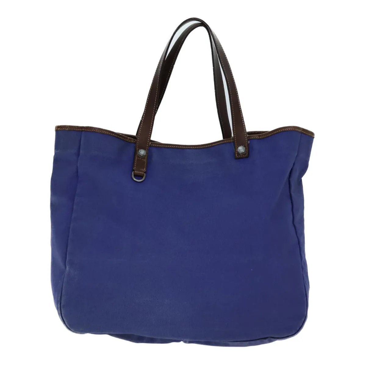 Trendy Inspired Prada Tote Bag Canvas Blue Auth Bs13700