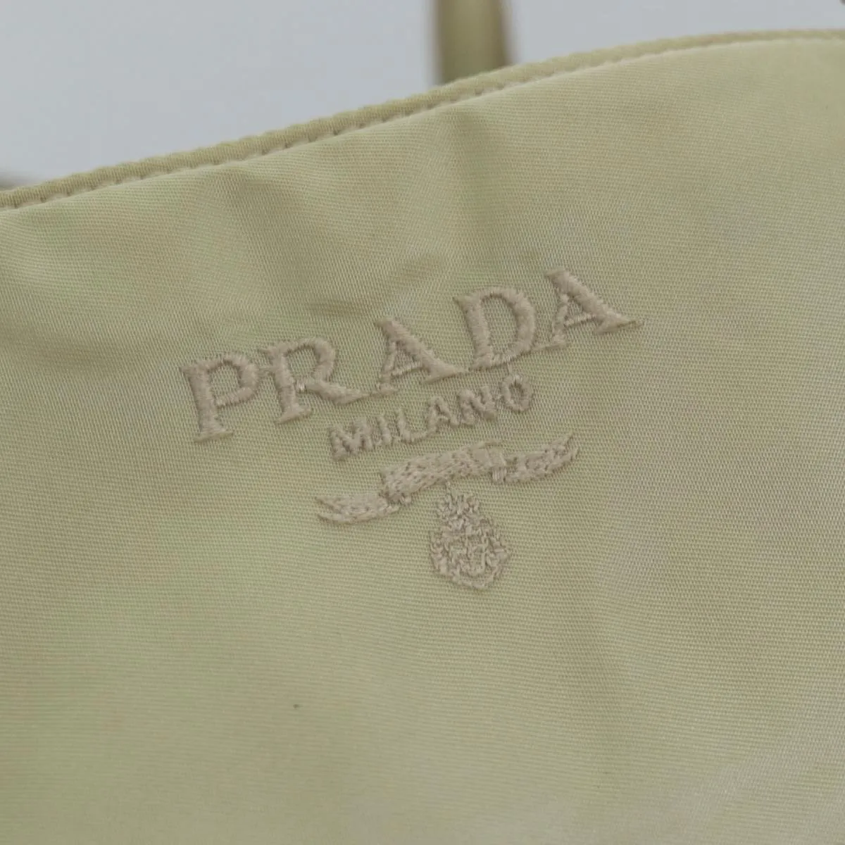 Trendy Inspired Prada Tote Bag Nylon Beige Auth Bs15267