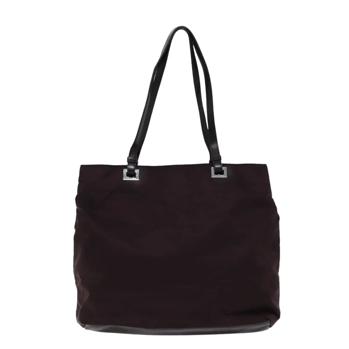 Trendy Inspired Prada Tote Bag Nylon Bordeaux Auth 76127