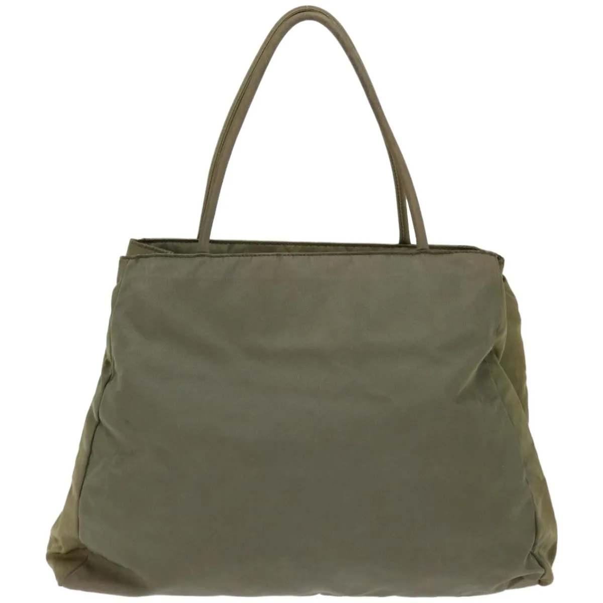 Trendy Inspired Prada Tote Bag Nylon Khaki Auth 67219