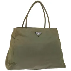 Trendy Inspired Prada Tote Bag Nylon Khaki Auth 67219