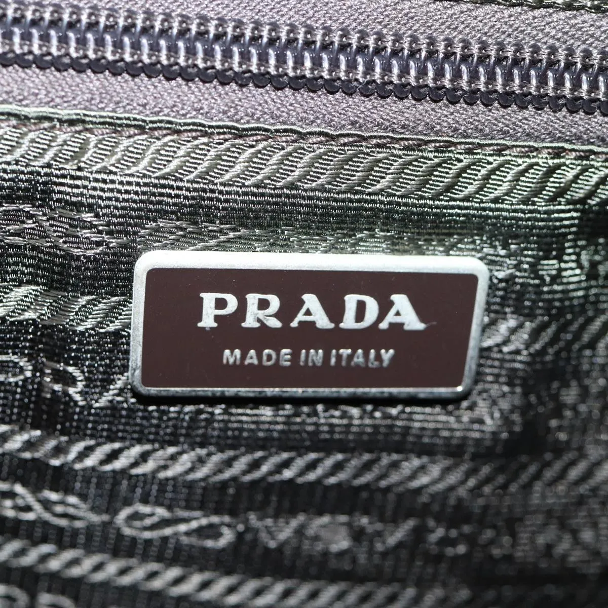 Trendy Inspired Prada Tote Bag Nylon Khaki Auth 73206