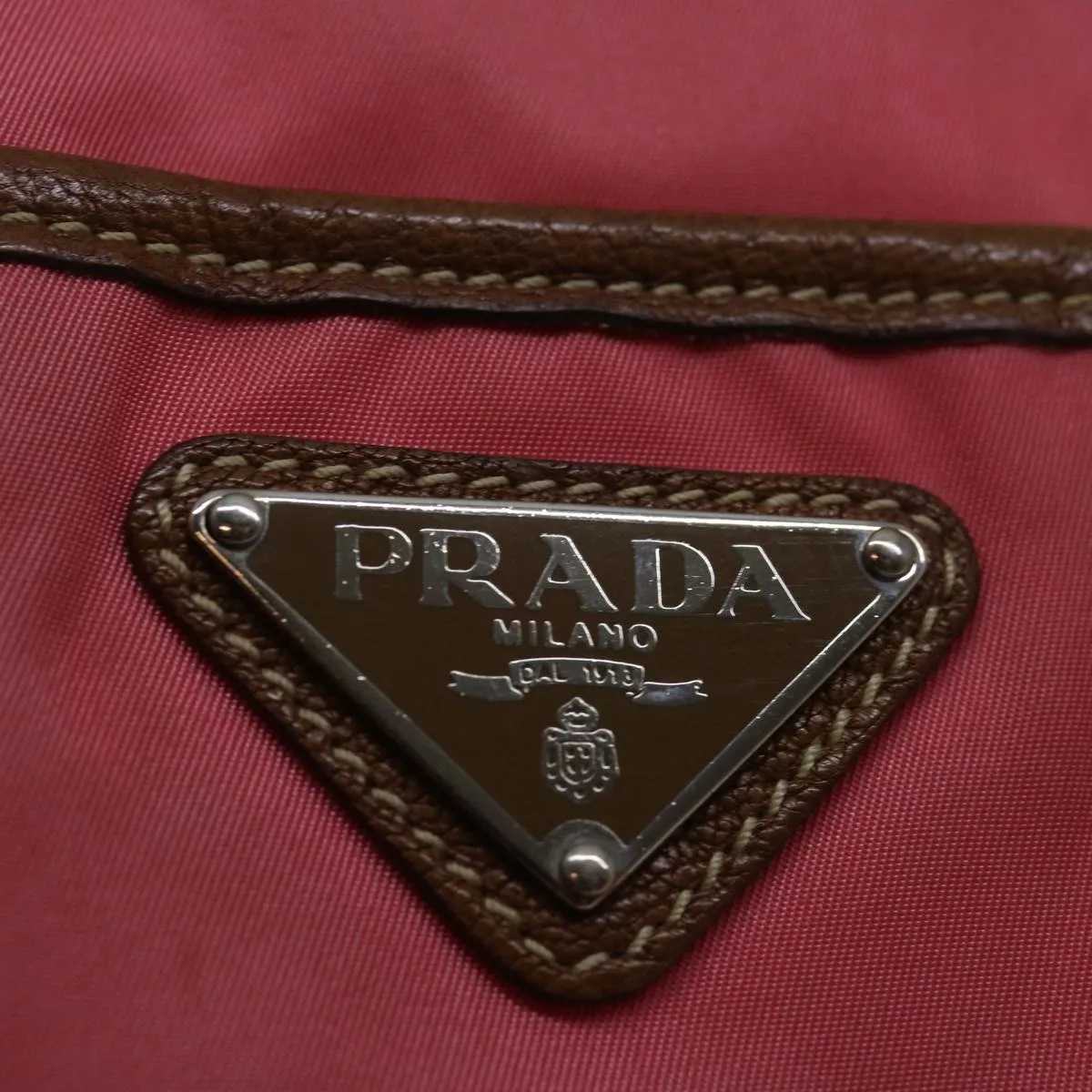 Trendy Inspired Prada Tote Bag Nylon Pink Auth 69054