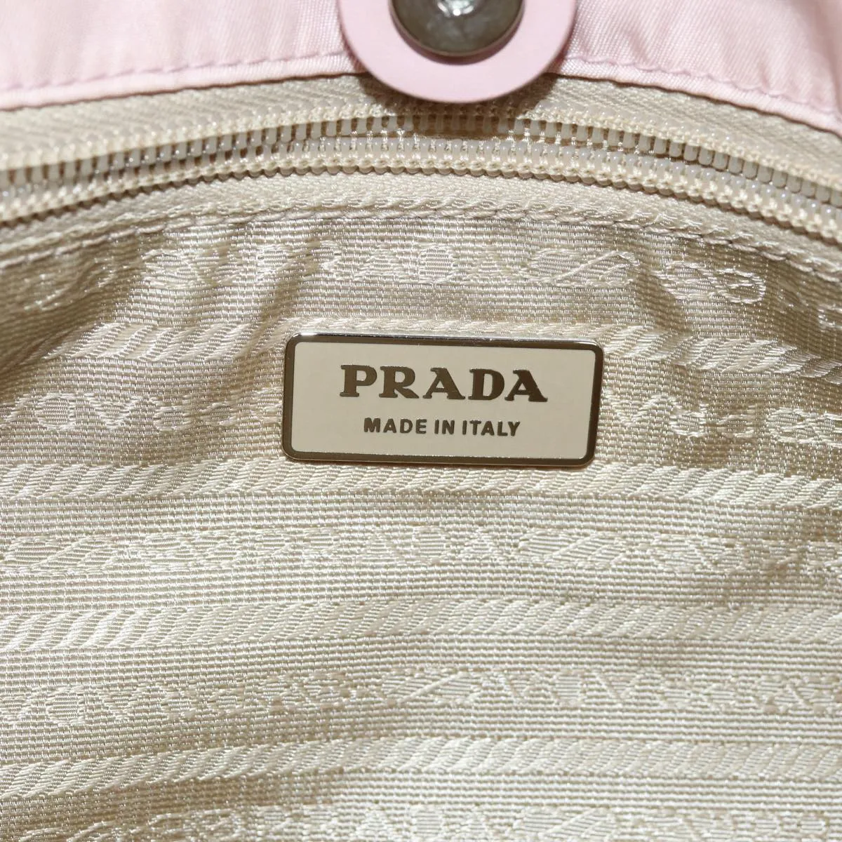 Trendy Inspired Prada Tote Bag Nylon Pink Auth 73735