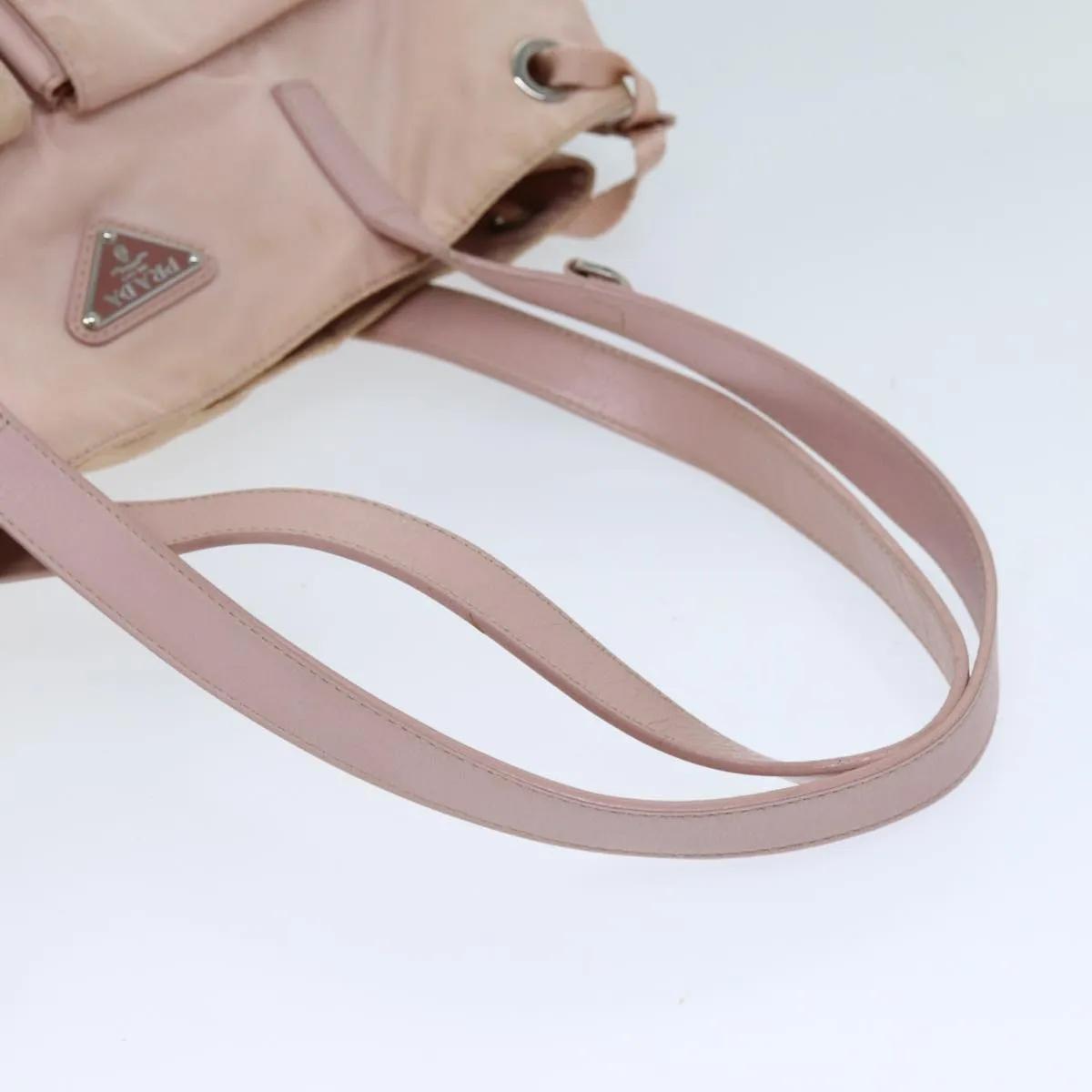 Trendy Inspired Prada Tote Bag Nylon Pink Auth 73735