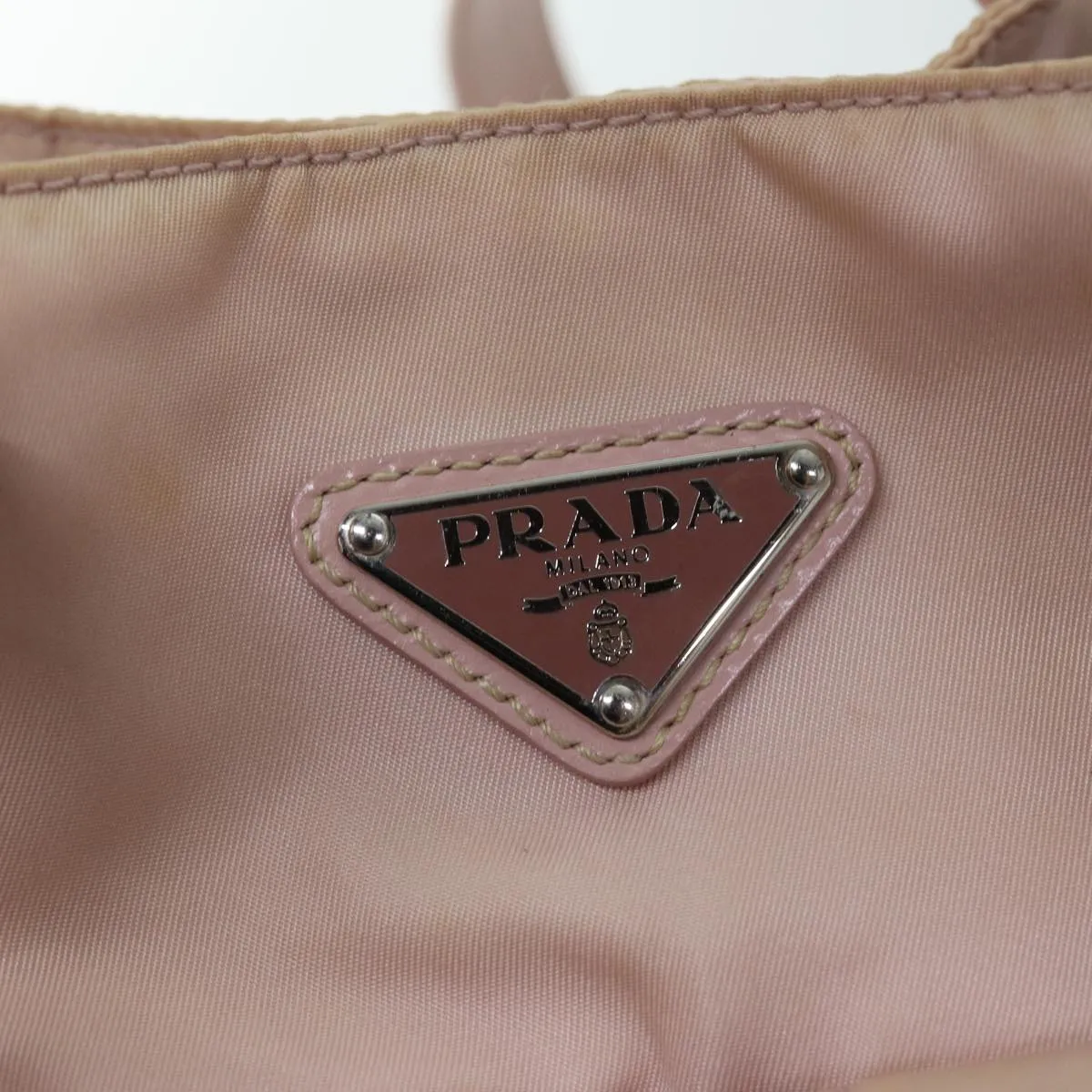 Trendy Inspired Prada Tote Bag Nylon Pink Auth 73735