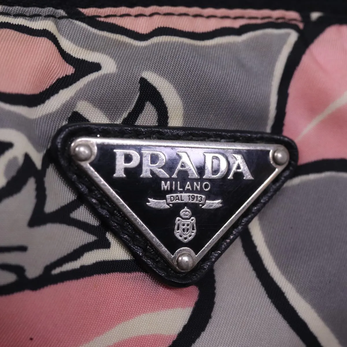 Trendy Inspired Prada Tote Bag Nylon Pink Auth Ep4604