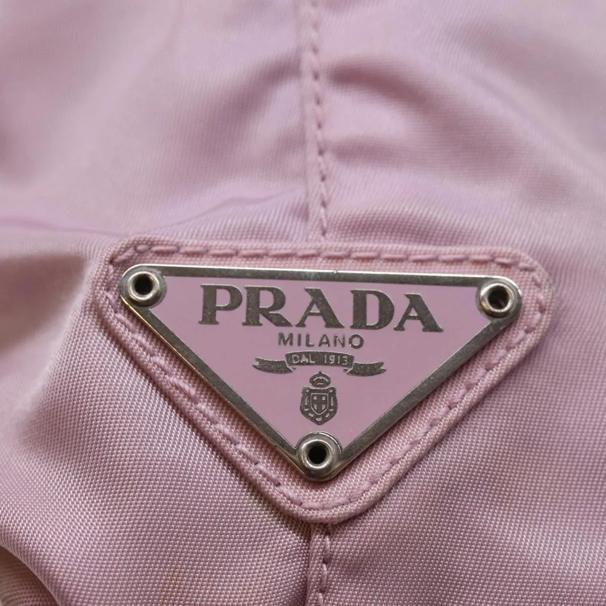 Trendy Inspired Prada Tote Bag Nylon Pink Auth Tb1095