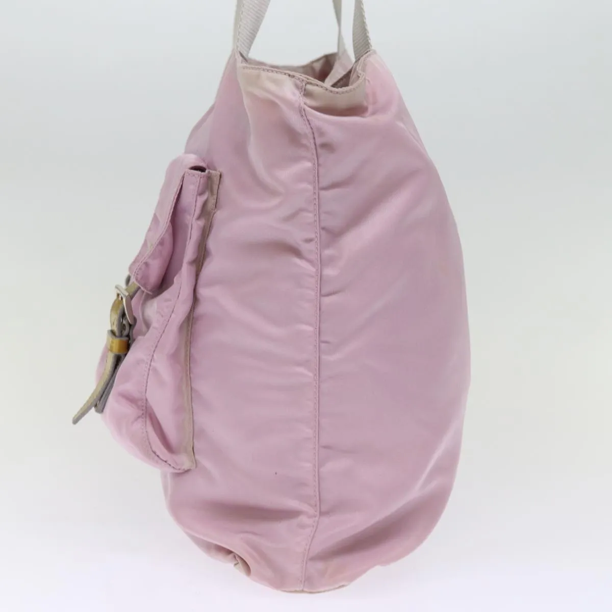 Trendy Inspired Prada Tote Bag Nylon Pink Auth Tb1095