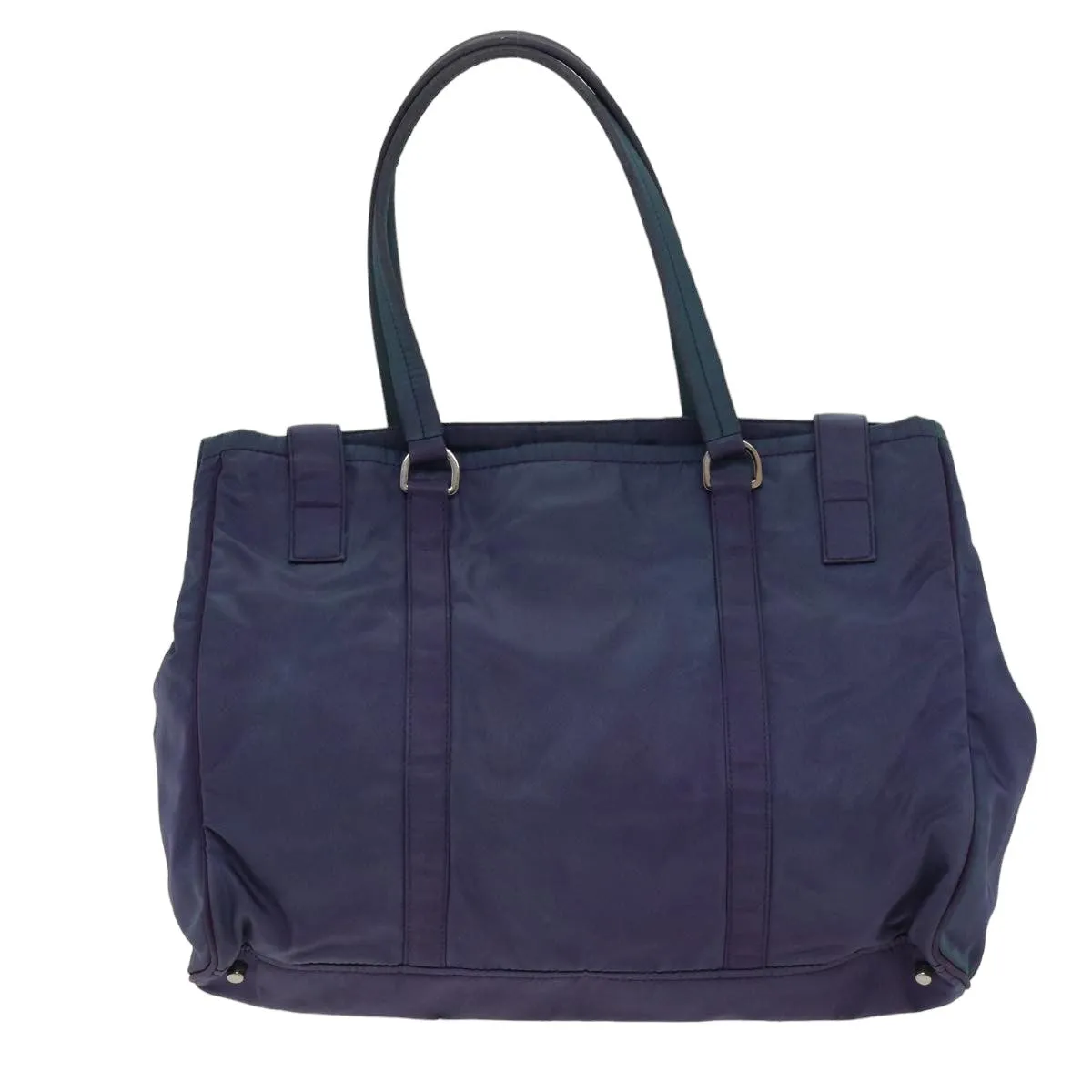 Trendy Inspired Prada Tote Bag Nylon Purple Auth 75586