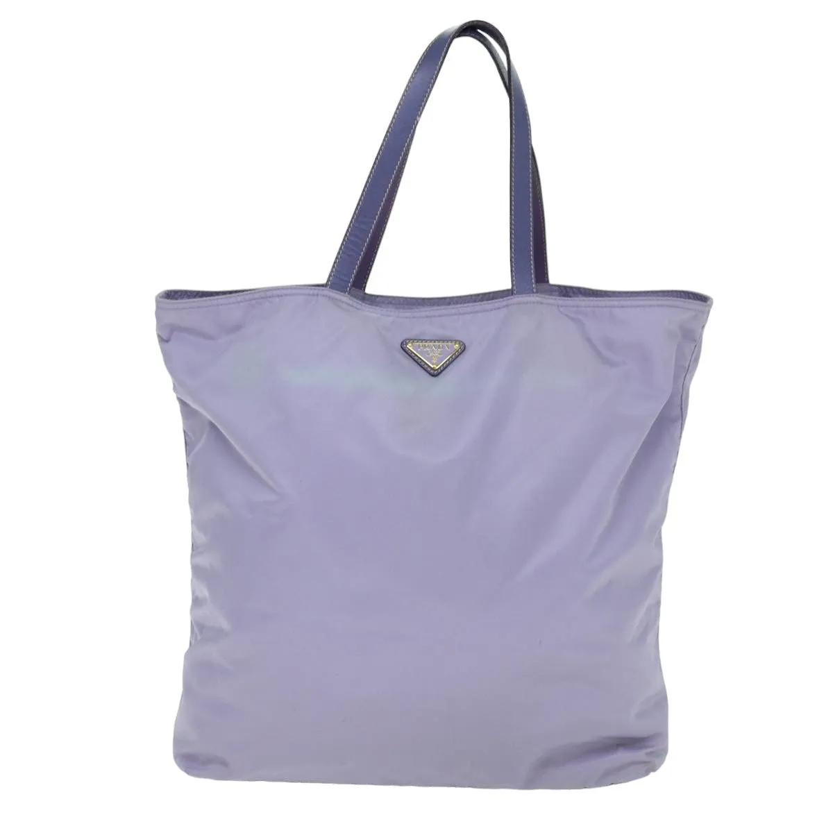 Trendy Inspired Prada Tote Bag Nylon Purple Auth 75643