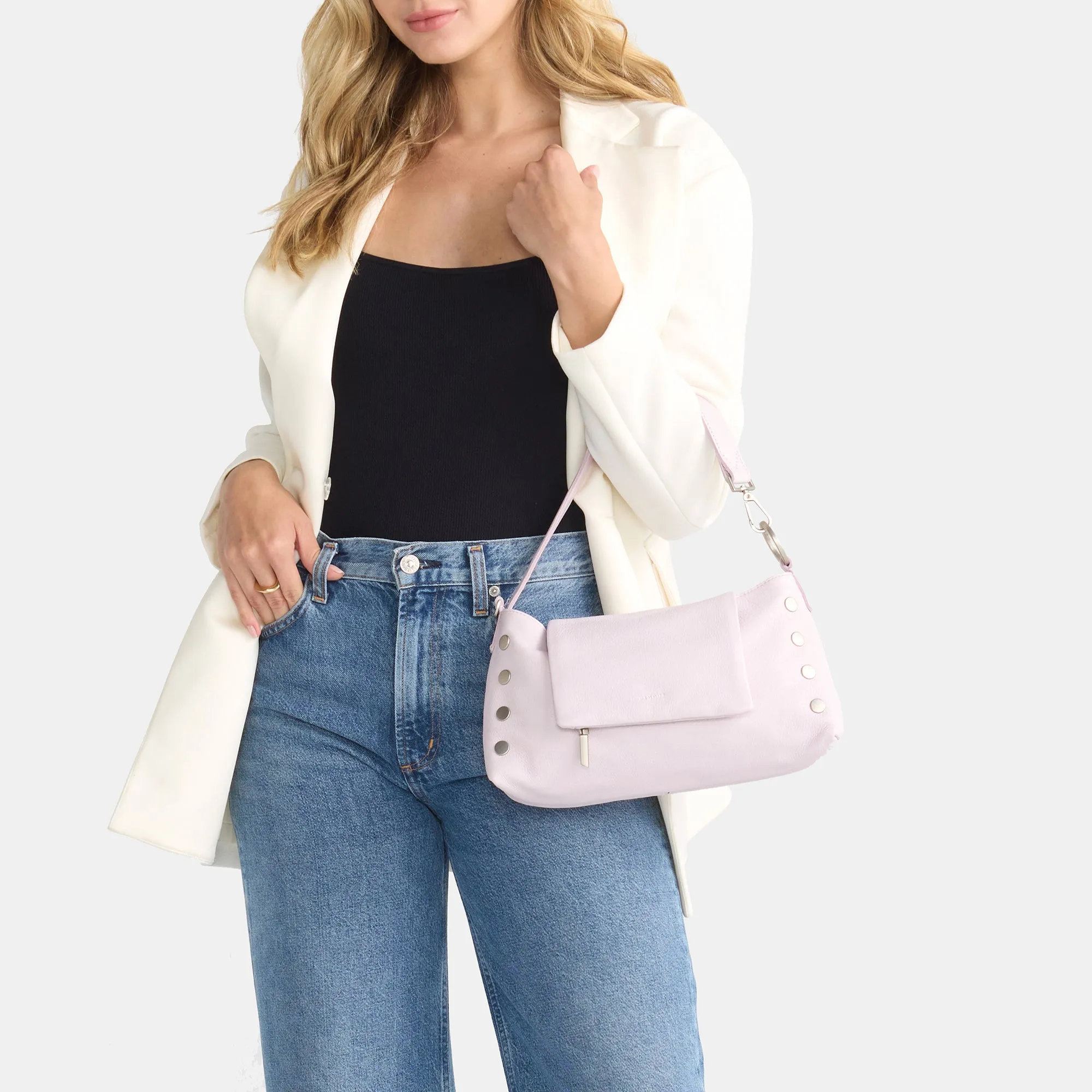 VIP Satchel | Pastel Lilac/Brushed Silver